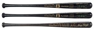1955 New York Yankees AL Championship Commemorative Bat And (2) 50 Home Run Season Hall Of Fame Commemorative Bats- 3 Total Bats